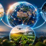 Visual representation of opportunities for AI to tackle global issues.